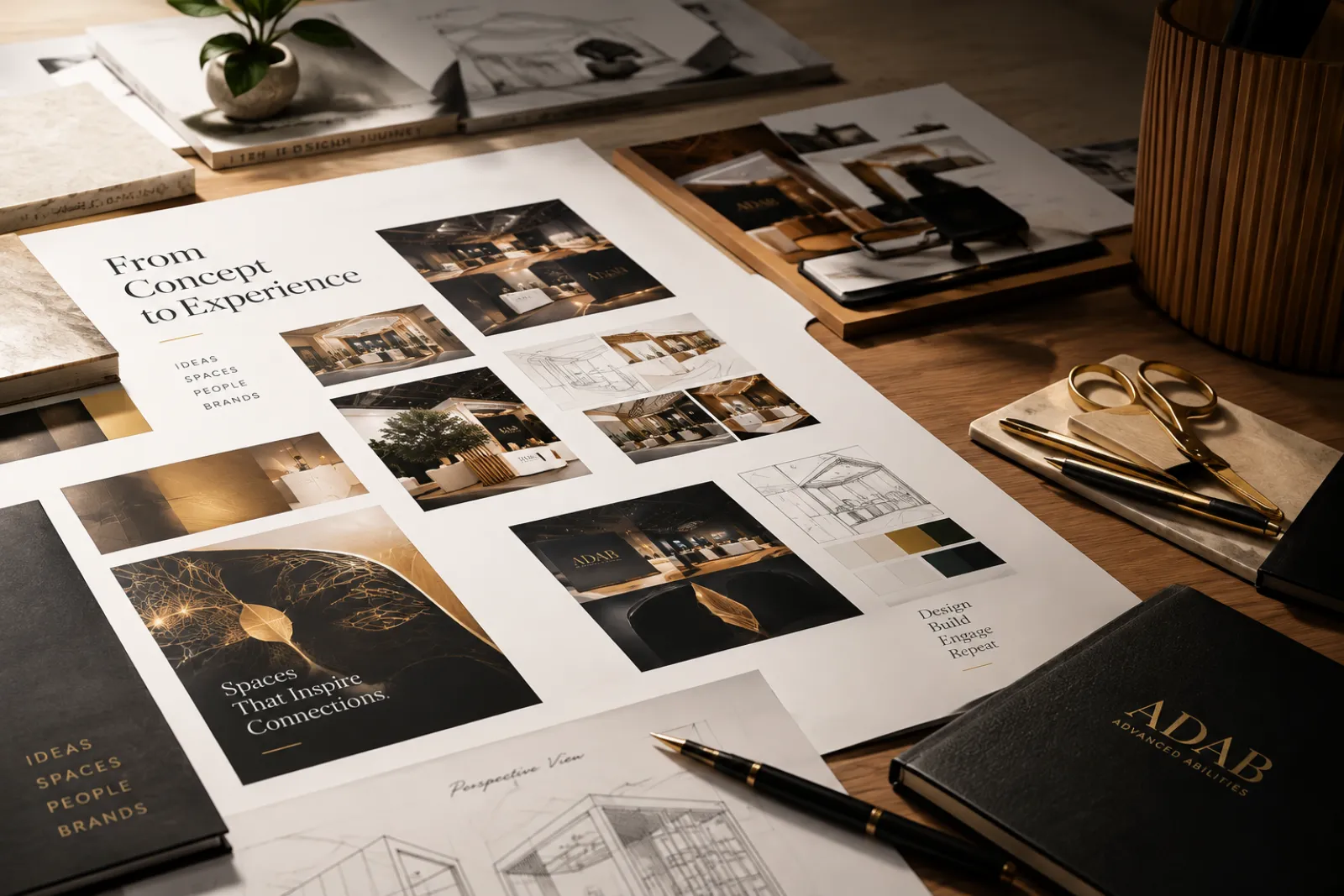 Demonstration exhibition imagery